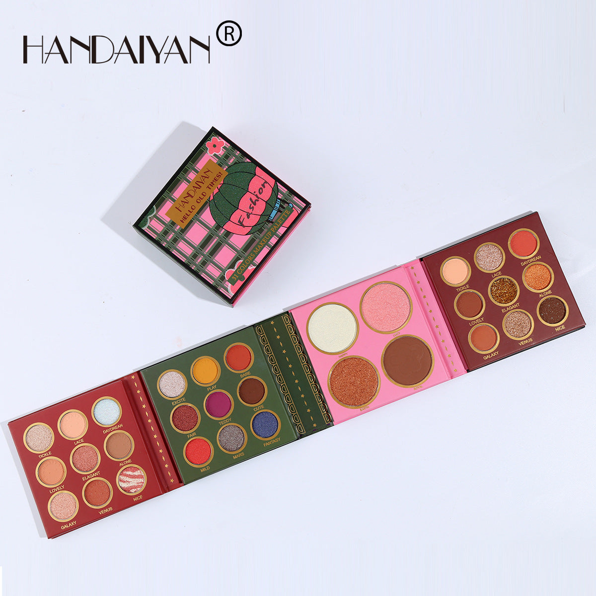 31-Color Eyeshadow Palette With Blush & Highlighter