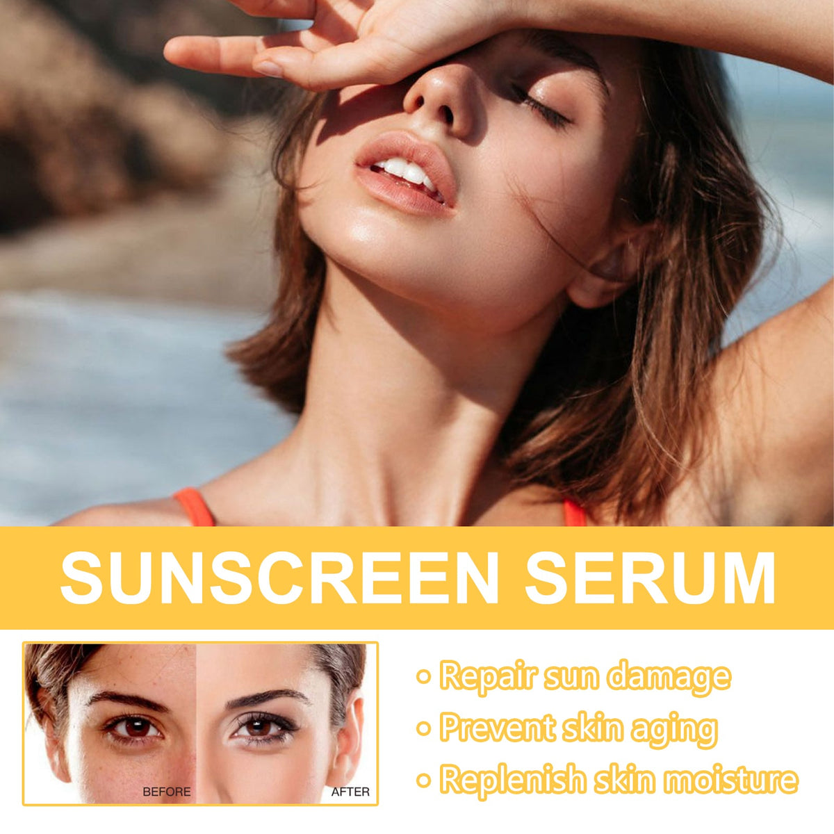SPF 50 Sunscreen Serum for Acne-Prone Sensitive Skin