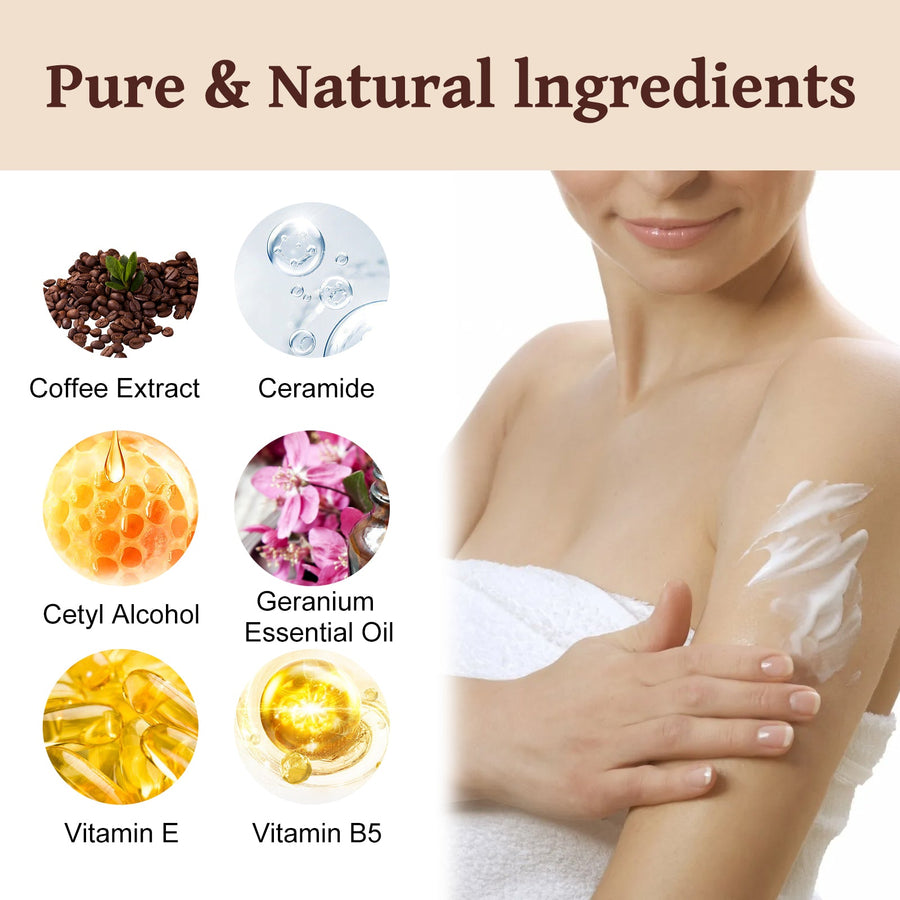 Coffee Anti-Wrinkle Body Lotion for Smooth Hydrated Skin