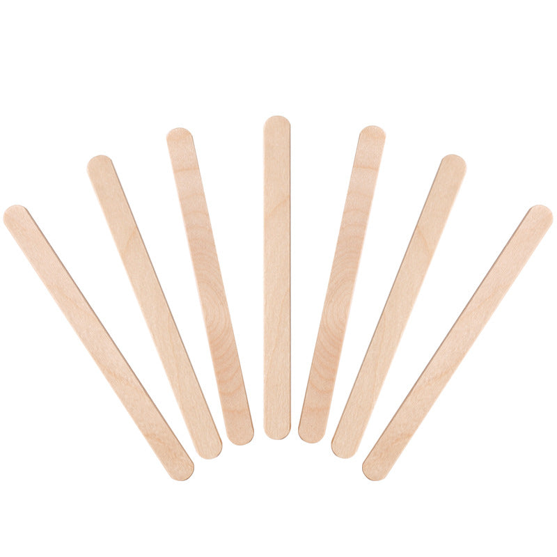 Wax Applicator Sticks 100-Pack — 8 Sizes for Precise Hair