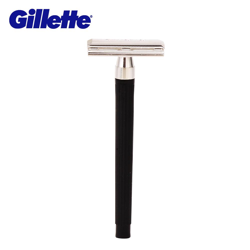 Gillette Super Blue Safety Razor — Stainless Steel Double