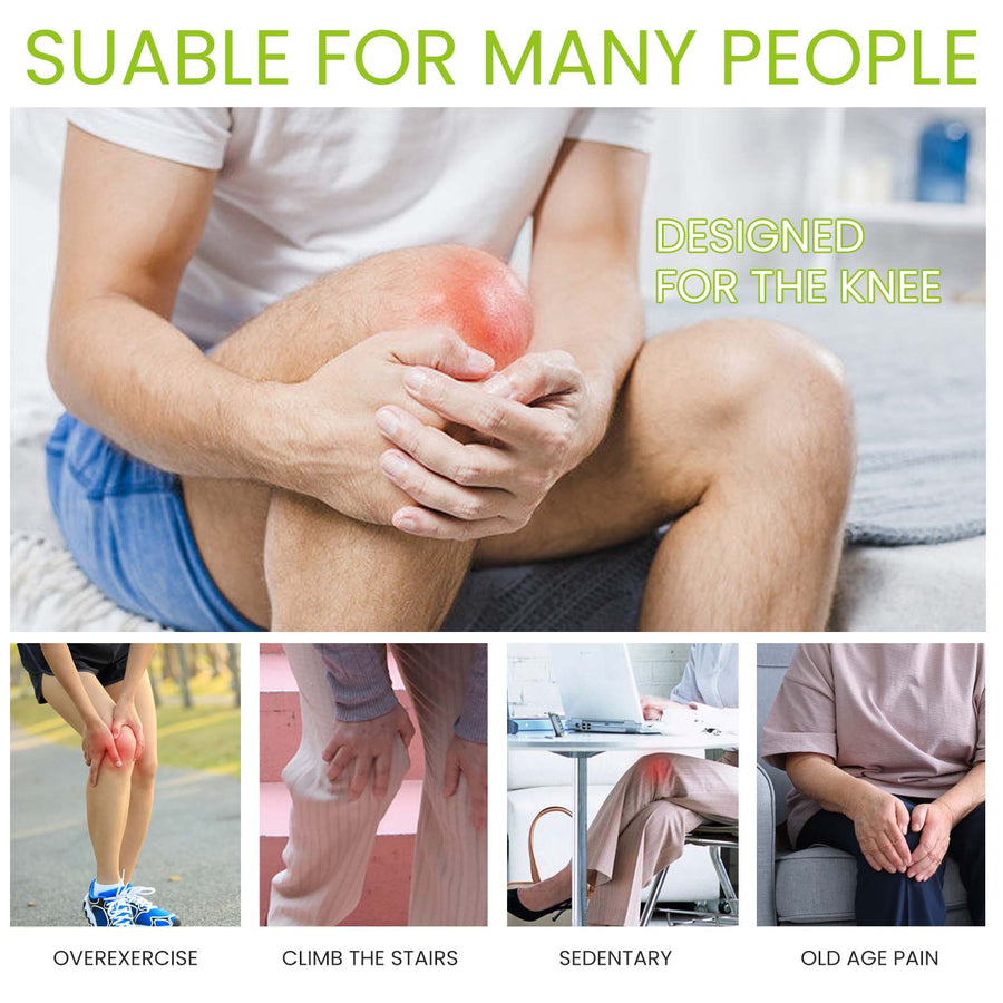 Natural Knee Pain Relief Patch — Butterfly‑Curve Ergonomic