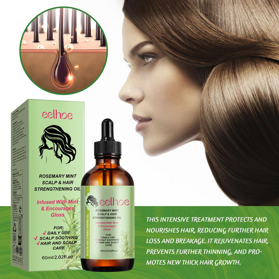 Rosemary Hair Oil for Smoother, Shinier, Stronger Hair