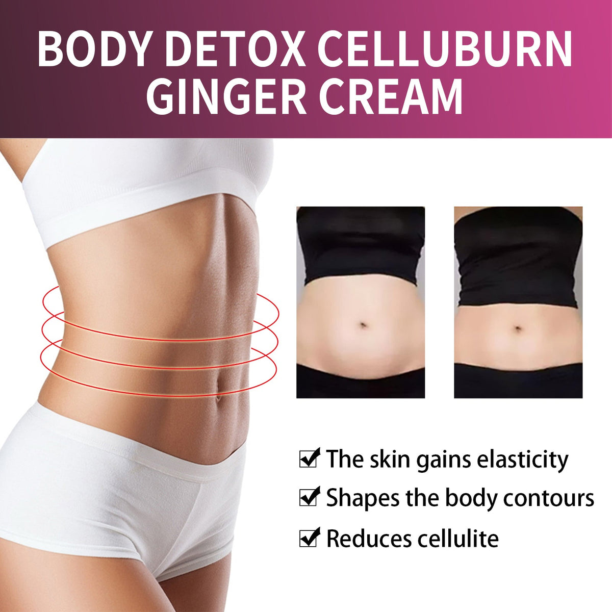 Ginger Cellburn Cream for Body Slimming and Firming