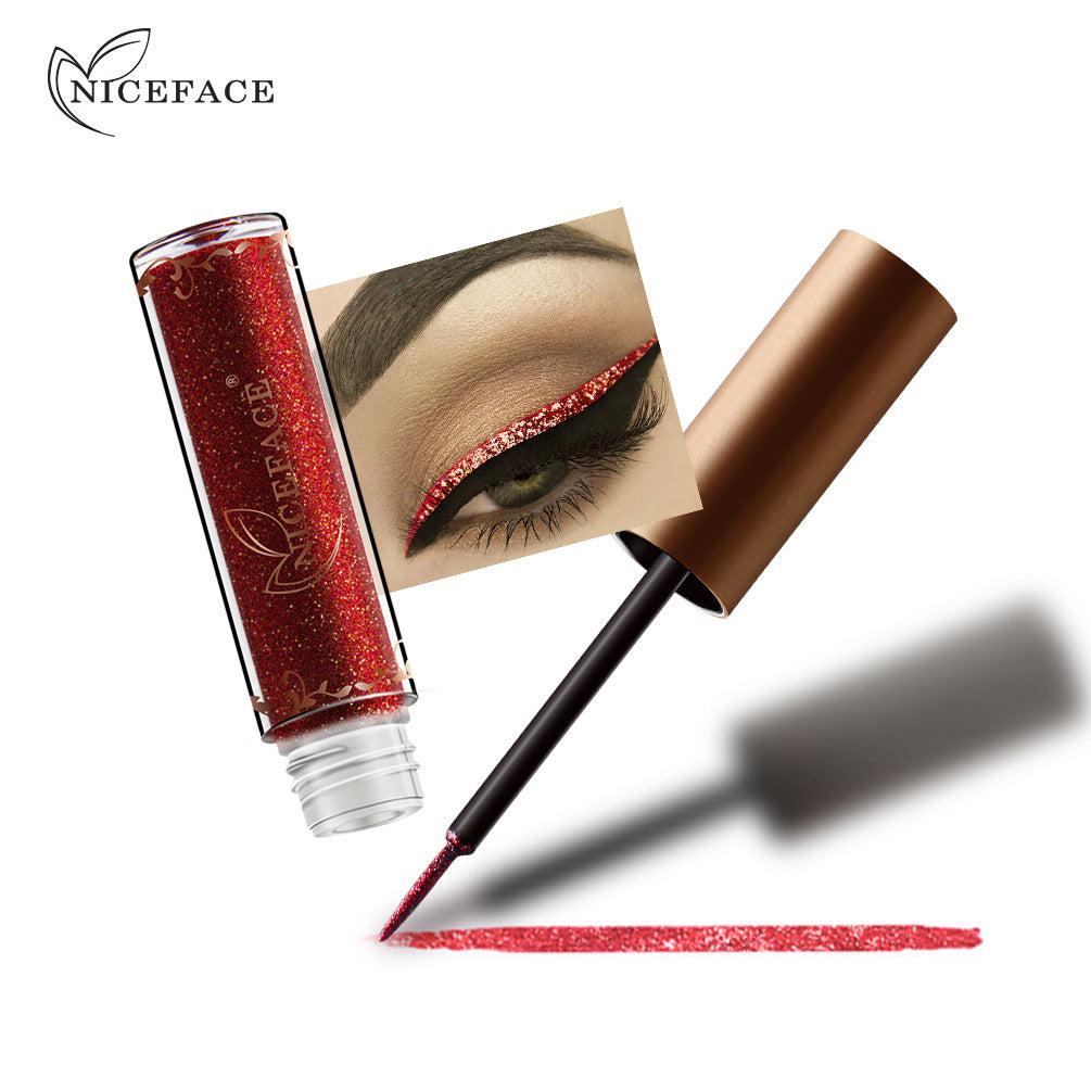Metallic Liquid Eyeliner for High-Shine Color Looks