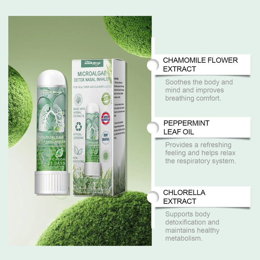 Portable Herbal Nasal Inhaler for Fast Sinus Relief
