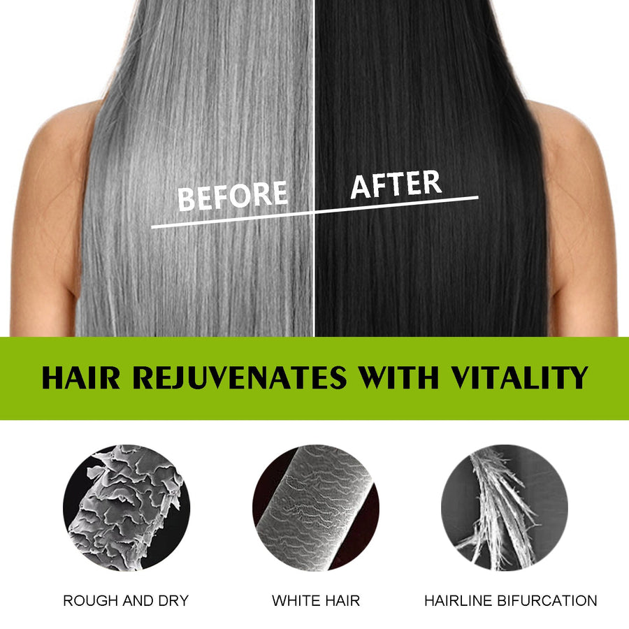 Hair Dye Shampoo for Fast Gray Coverage and Shine