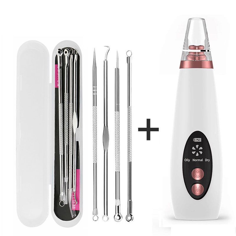 Blackhead Remover Pore Vacuum — 6 Heads, 3 Modes, Clear Skin