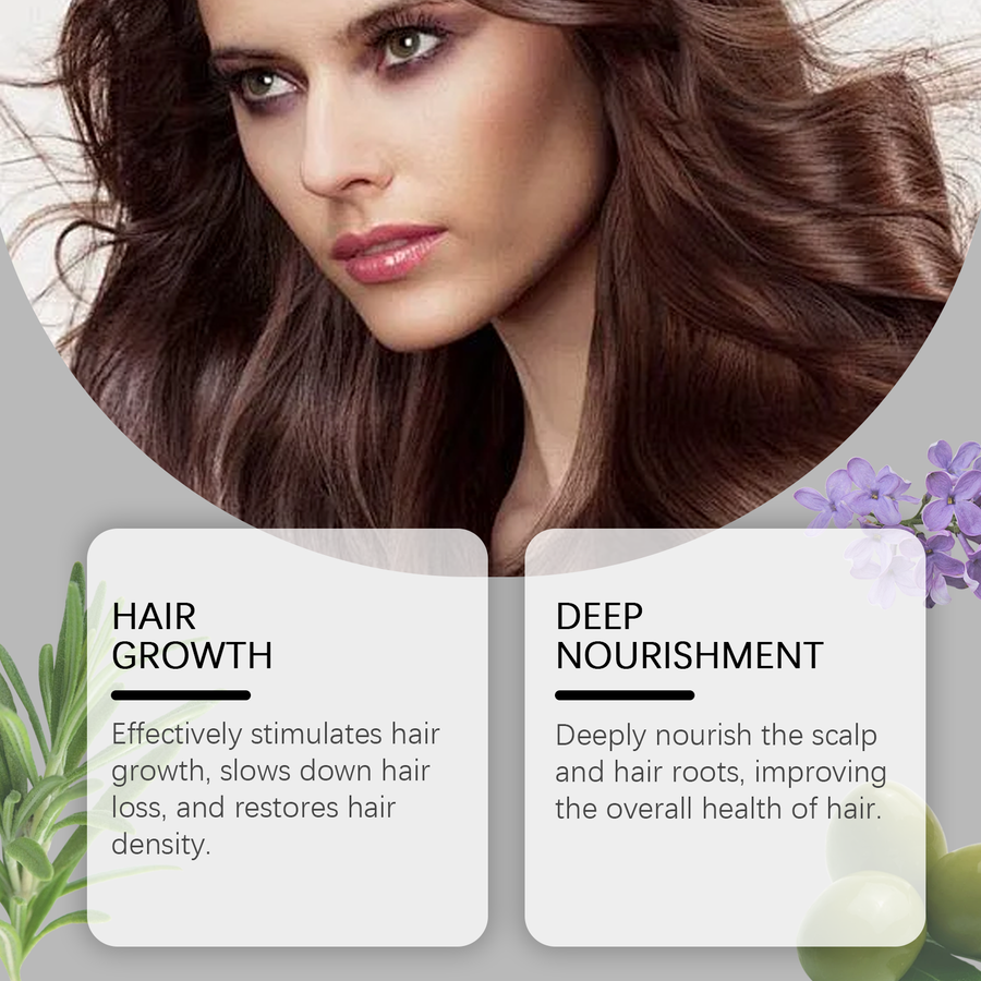 Plant-Based Hair Oil for Dry Hair & Scalp Care, 60ml