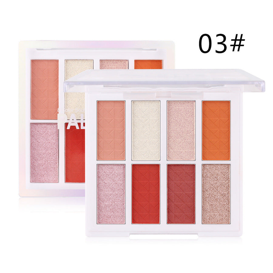8-Color Eyeshadow Palette for Warm, Versatile Looks