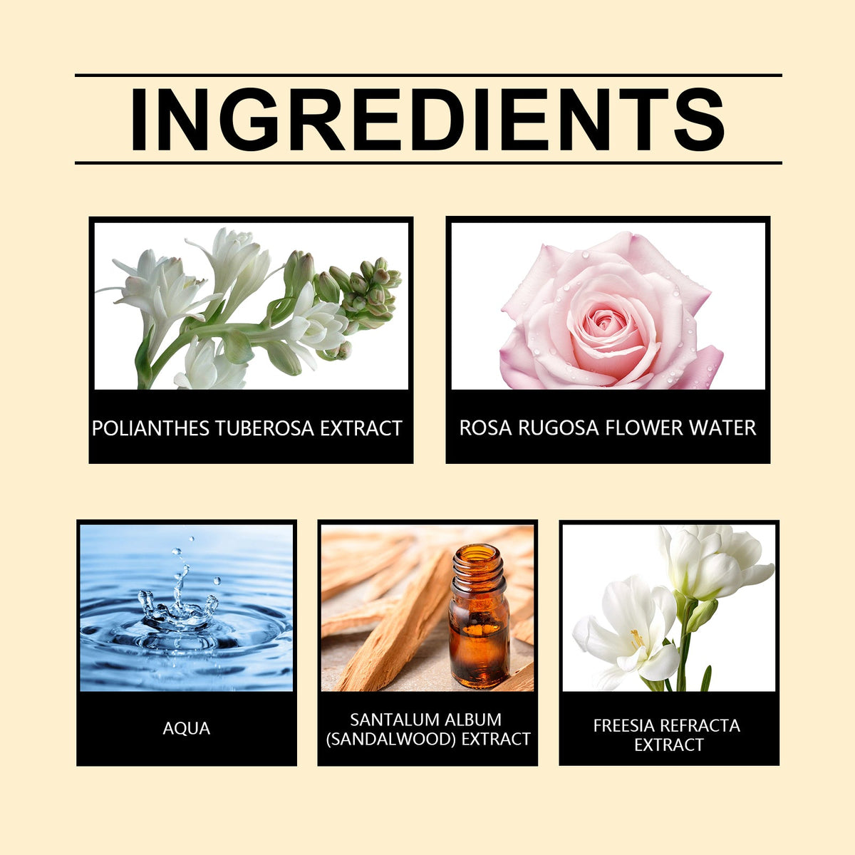Tuberose Eau De Toilette Long-Lasting Floral Scent