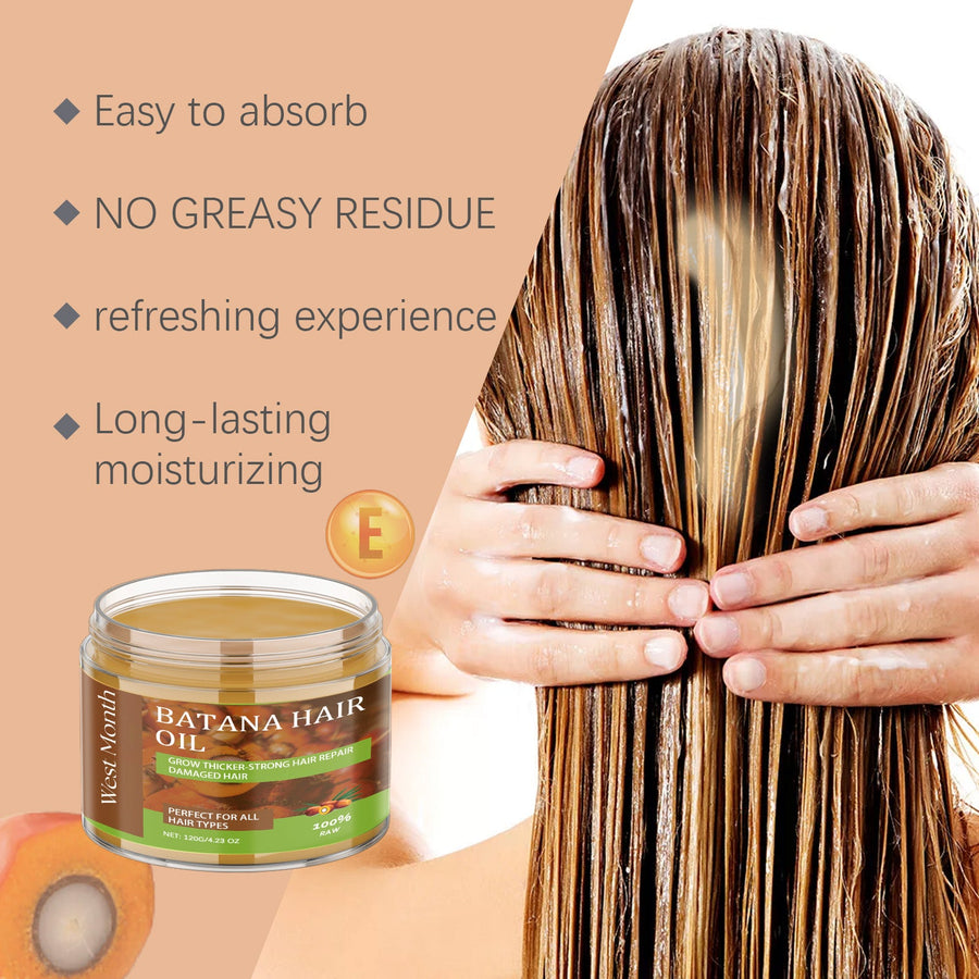 Batana Hair Oil for Softer, Smoother Dry Hair Care