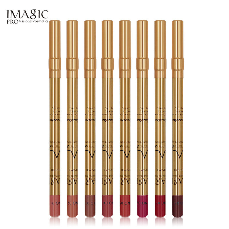 Lip Liner Set of 8 for Defined, Smudge-Resistant Color