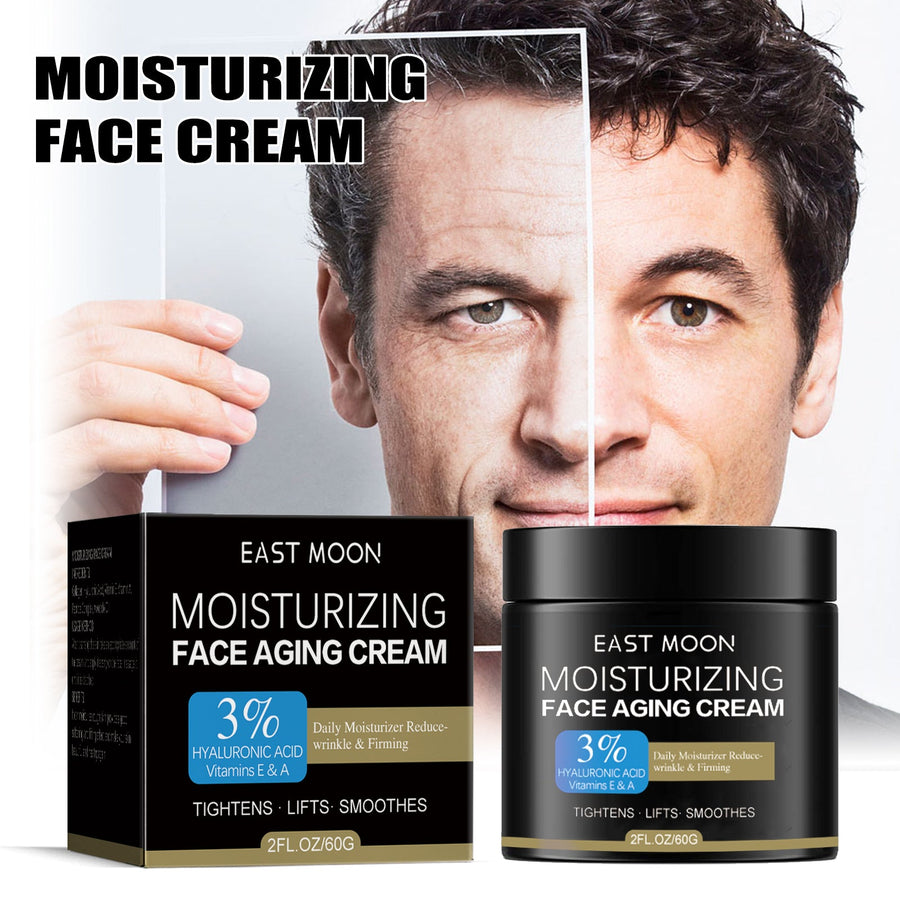 Anti-Aging Face Cream with 3% Hyaluronic Acid, Firms Skin