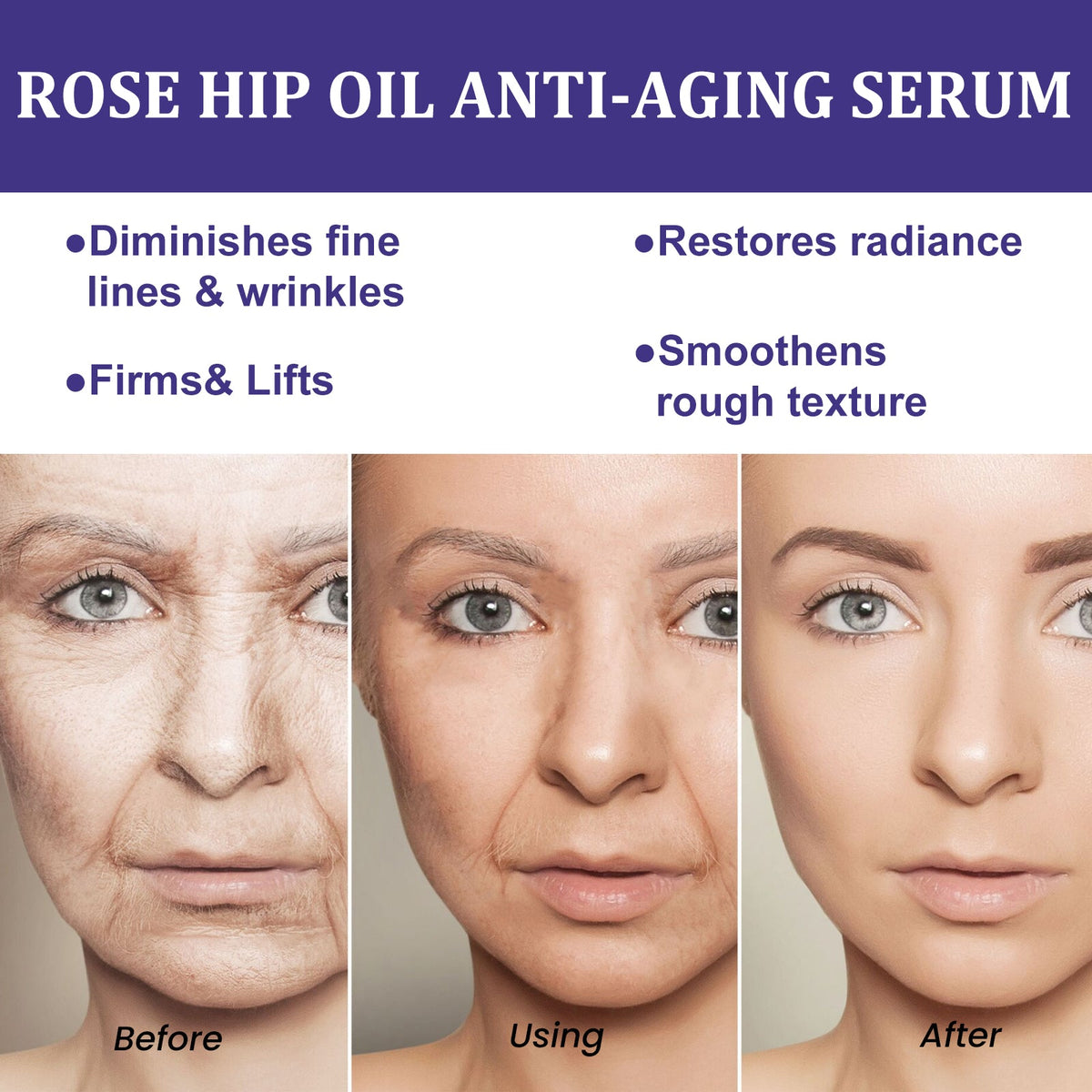 Rose Hip Oil Face Essence for Fine Lines & Dullness