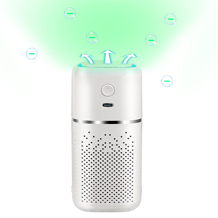 Car Air Purifier with UV-C & HEPA — Removes Smoke & Dust