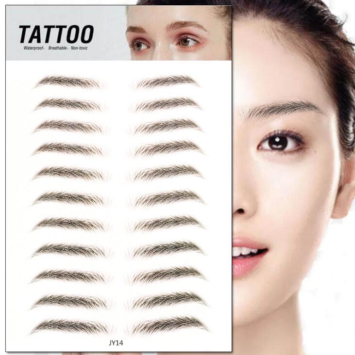 Waterproof Eyebrow Stickers for Fuller-Looking Brows