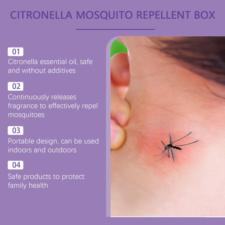 Citronella Herb Bead Mosquito Repellent Jar, Kid & Pet Safe