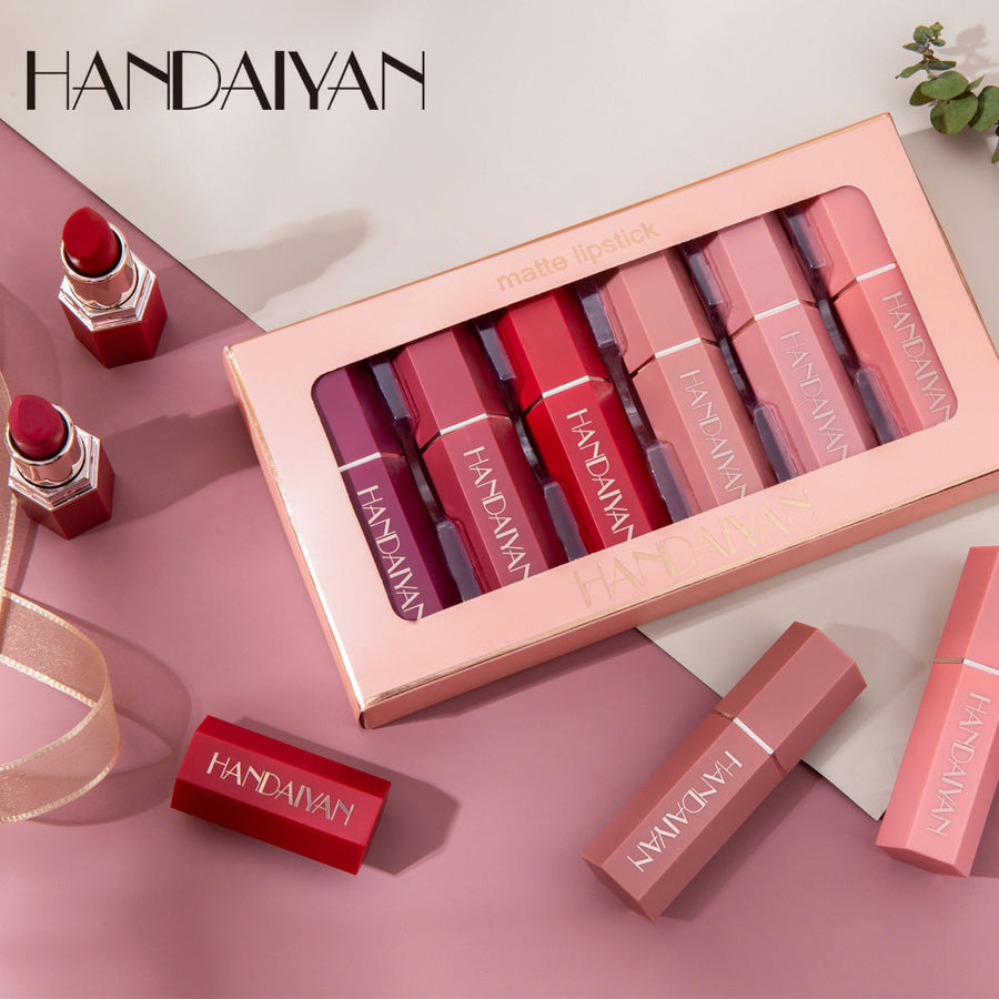 Matte Lipstick Set of 6 | Gift-Ready Shade Variety
