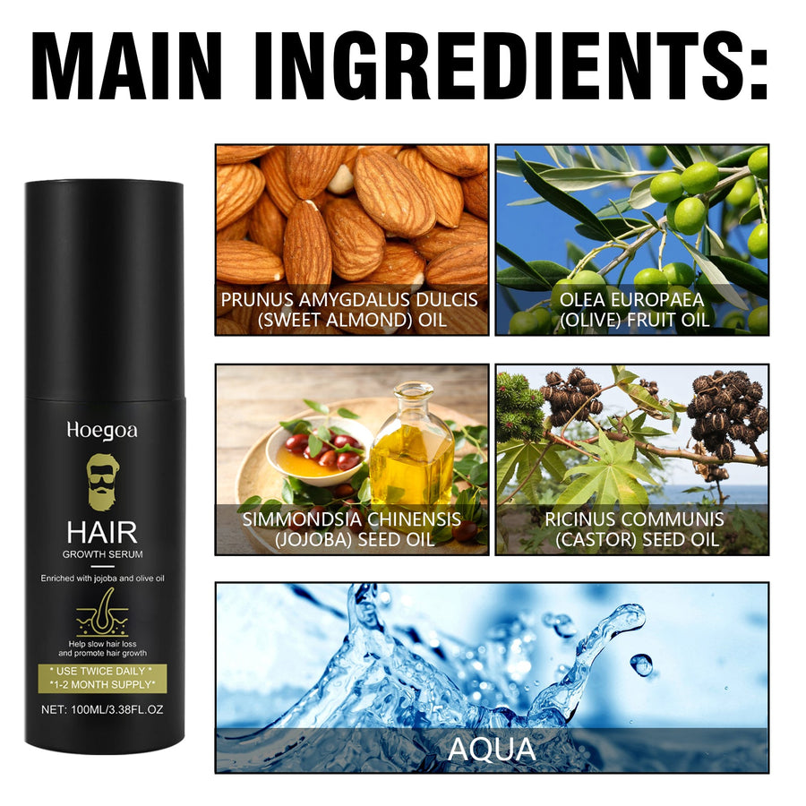Men's Hair Growth Serum for Thicker, Fuller-Looking Hair