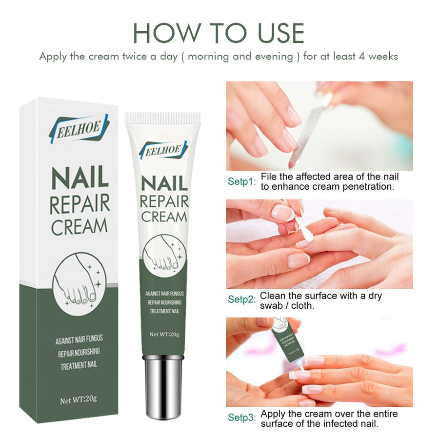 Nail Repair Cream — Clear, Healthy Nails in 4 Weeks