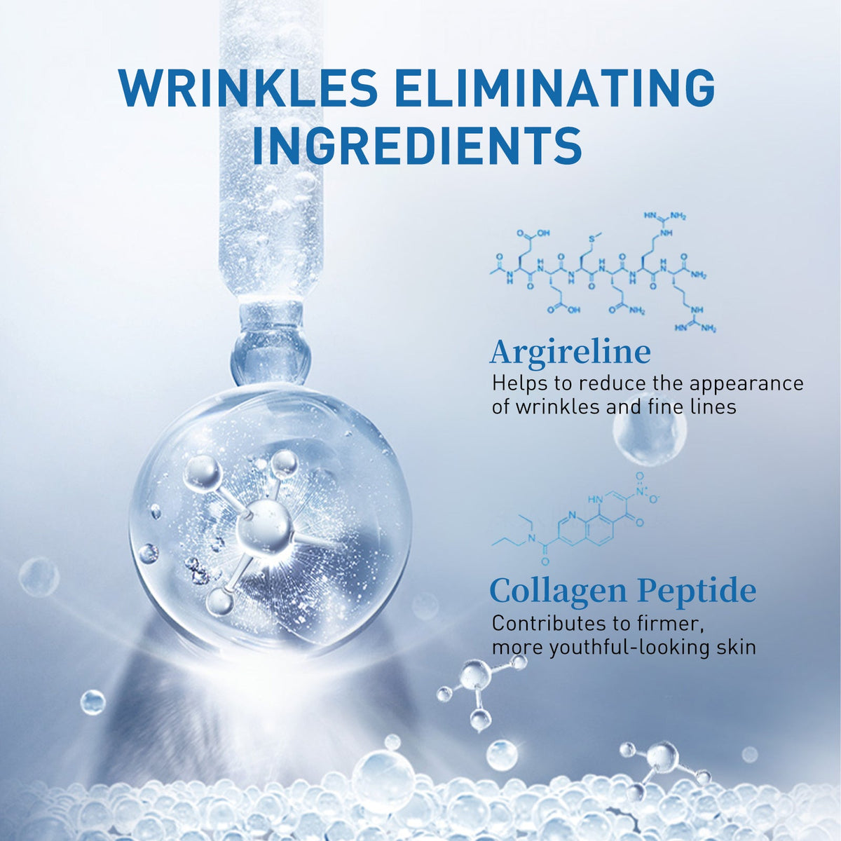 Hyaluronic Acid Anti-Wrinkle Serum with Collagen Peptide