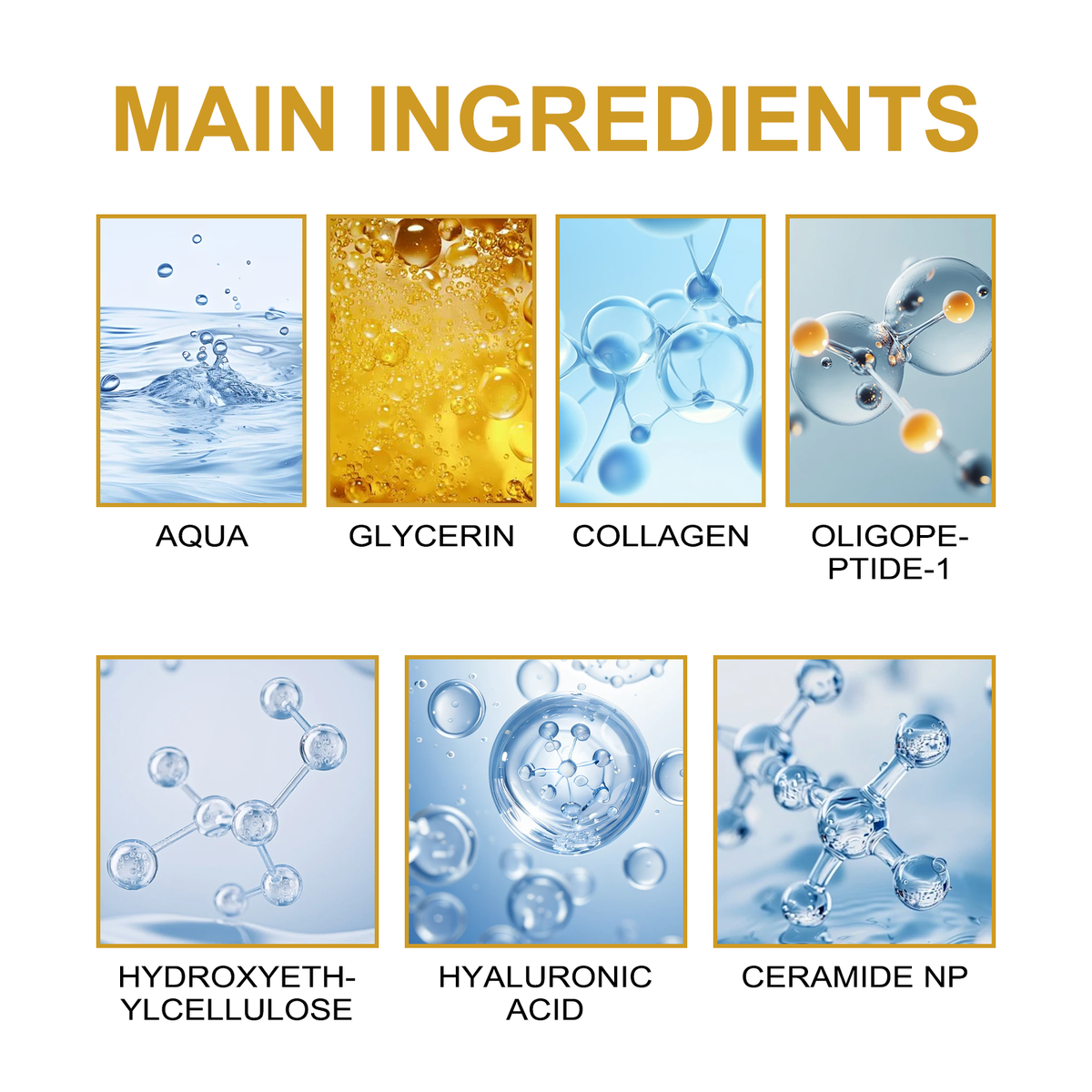 Collagen Ampoule Serum with Hyaluronic Acid Peptides