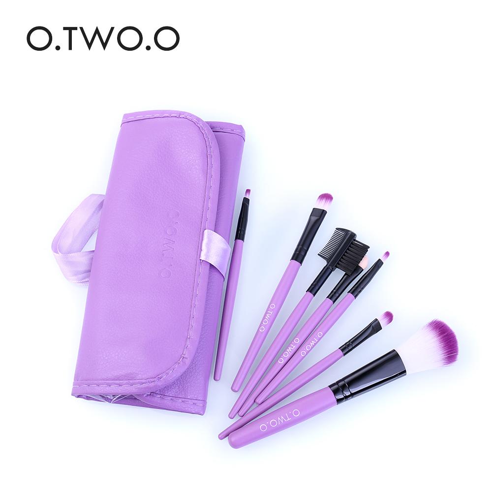 7‑Piece Makeup Brush Set — Soft Bristles, Roll‑Up Case