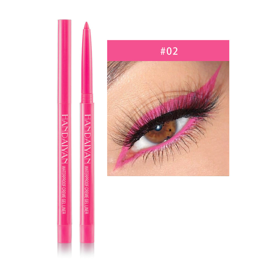 20-Color Waterproof Colorful Eyeliner Pen Set for Looks