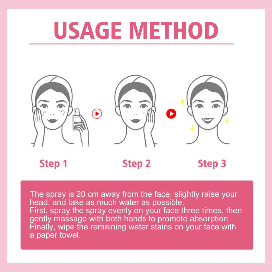 Rose Face Mist Toner for Hydrating, Brighter Skin