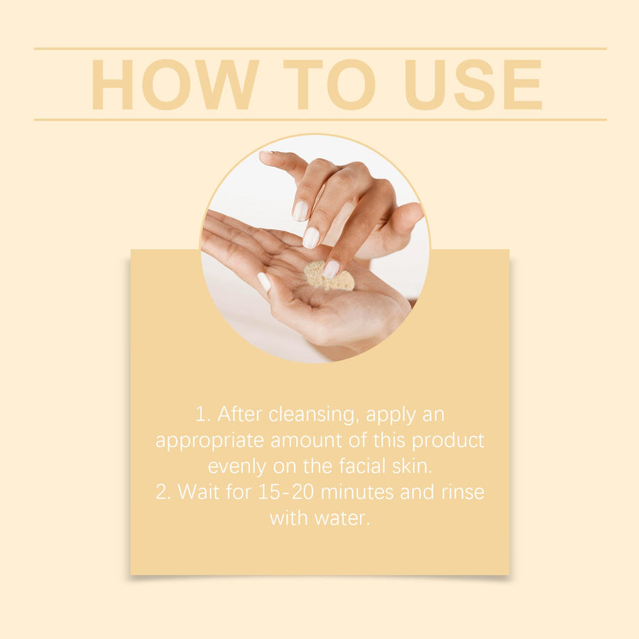 Honey Rice Mud Mask for Clogged Pores & Dry Skin