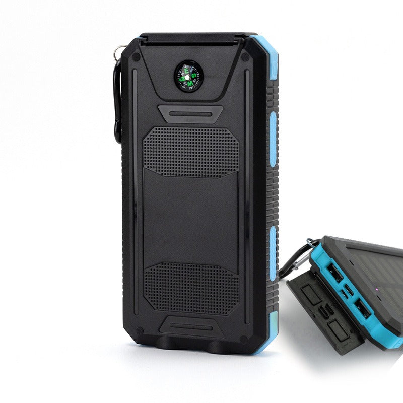 Waterproof Solar Power Bank 20000mAh with Compass