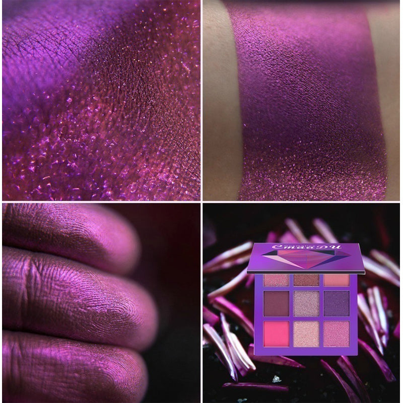9-Color Eyeshadow Palette for Bold, Colorful Looks