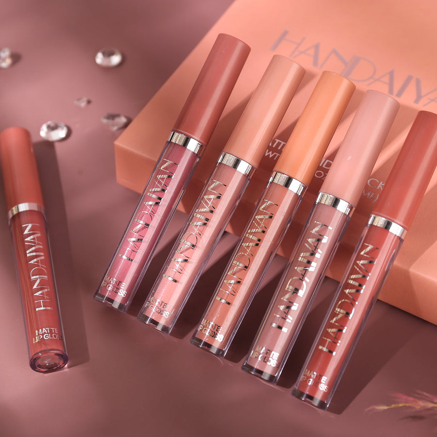Matte Liquid Lipstick Set: 6 Shades for Every Look