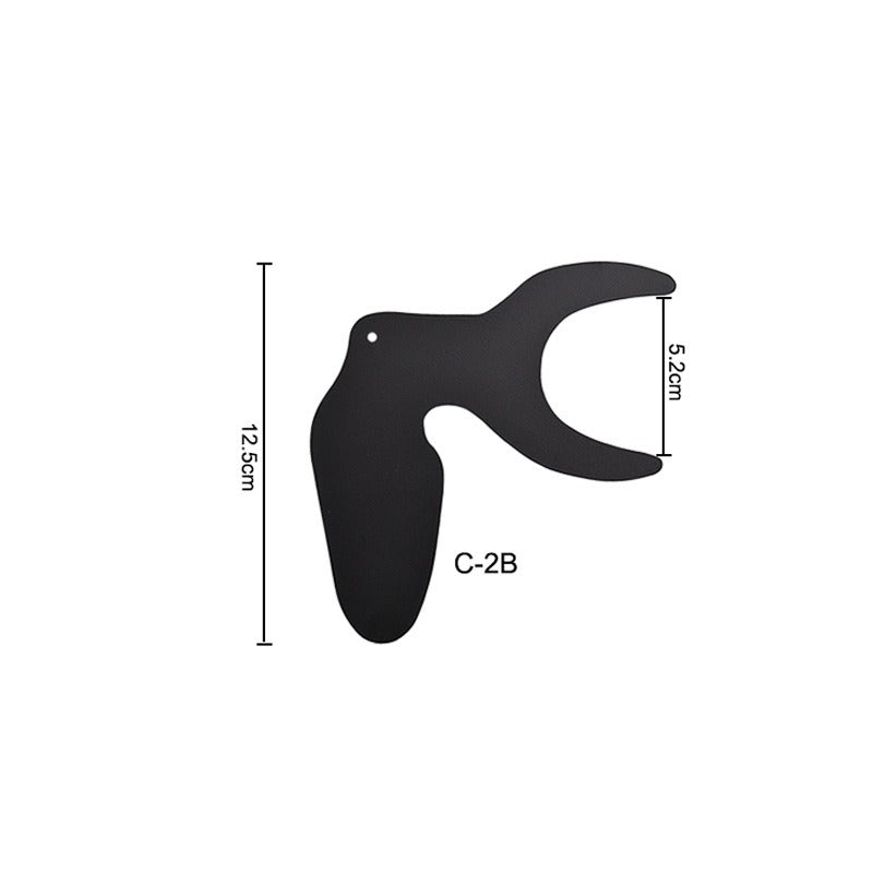 Intraoral Black Contrast Plate with Ruler – Sharp Dental