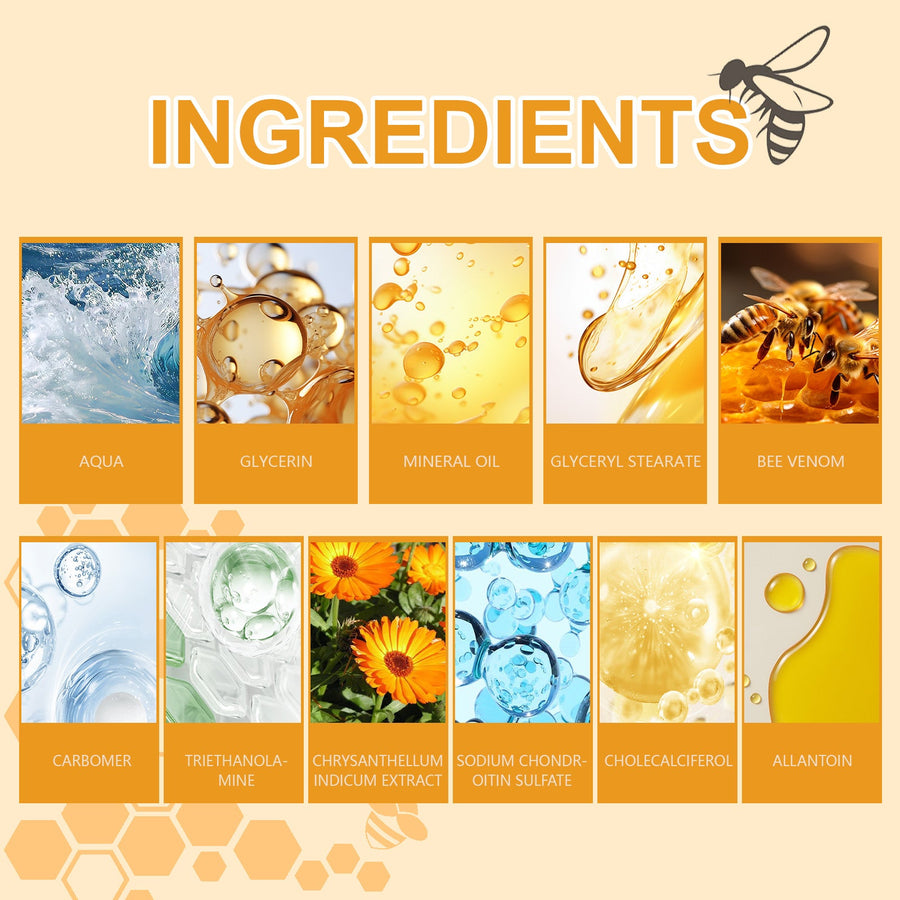 Psoriasis Cream With Bee Venom For Itch Relief