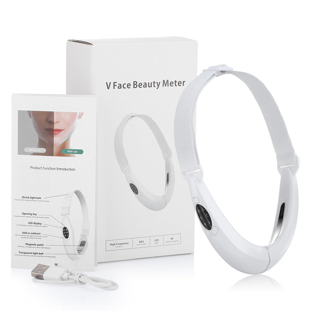 V‑Face Lifting LED Therapy Device — Micro‑Current Skin