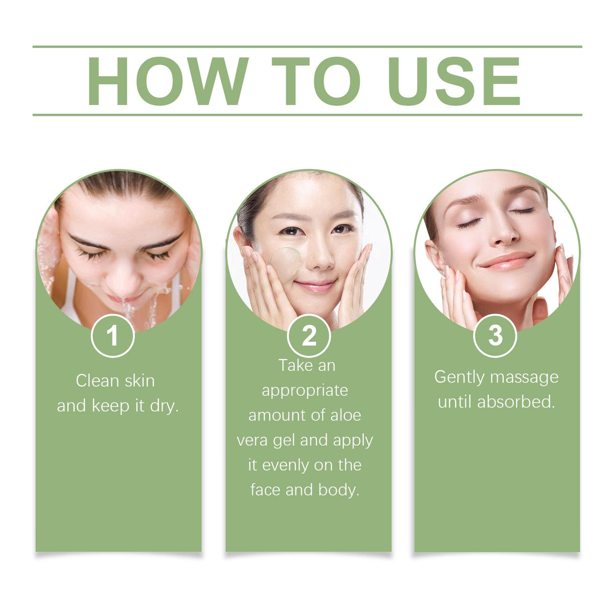 OceAura Aloe Vera Gel for Sun-Damaged Dry Skin