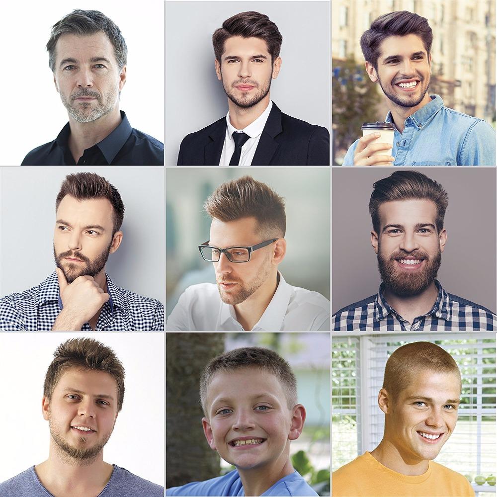 Rechargeable Hair Clipper — 4 Guide Combs, Universal Voltage