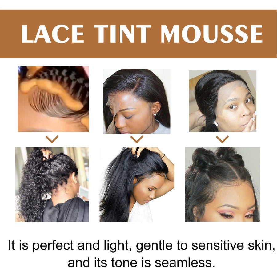 Lace Tint Mousse for Natural Skin-Tone Lace Blending
