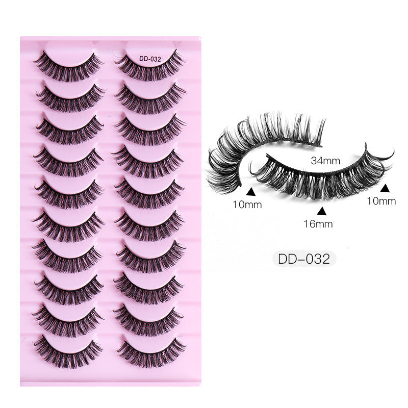 False Eyelashes: 10-Pair Dramatic Multi-Style Set