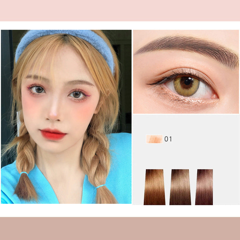 Four-Tip Eyebrow Pencil for Natural Hair-Like Strokes