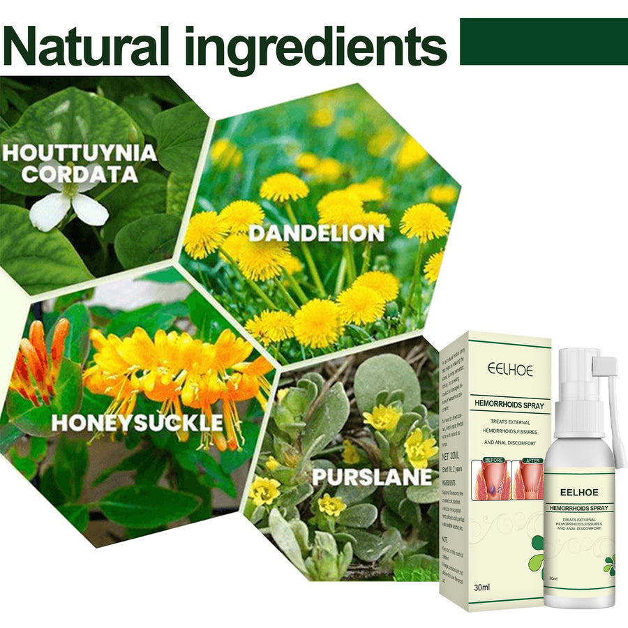 Hemorrhoids Spray – Botanical Relief, Soothes & Shrinks Fast