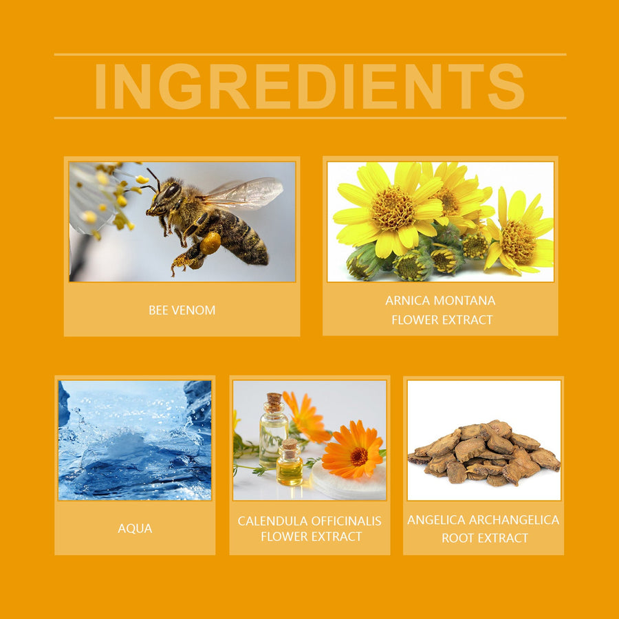 Bee Venom Joint Pain Cream – Relief for Knees, Shoulders