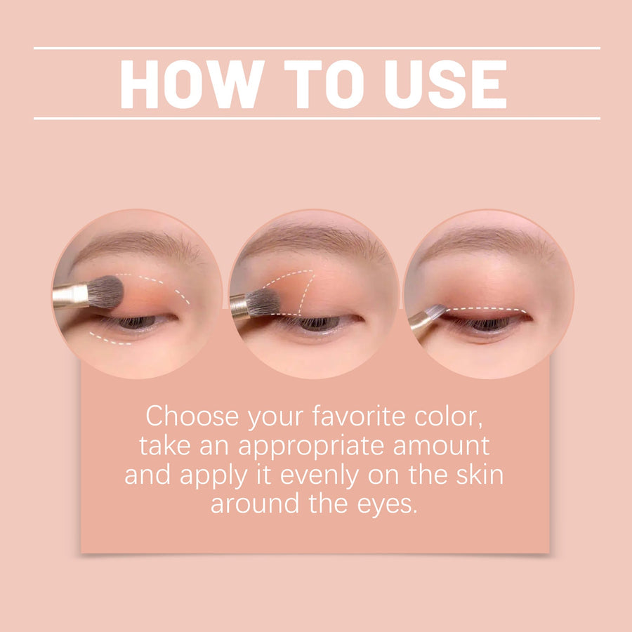 18-Color Eyeshadow Palette for Matte & Glitter Looks
