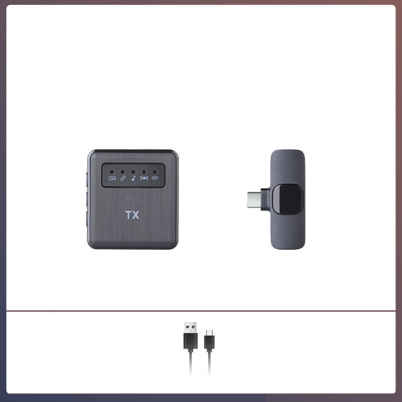 Wireless Lavalier Microphone — Dual Receiver for Streaming