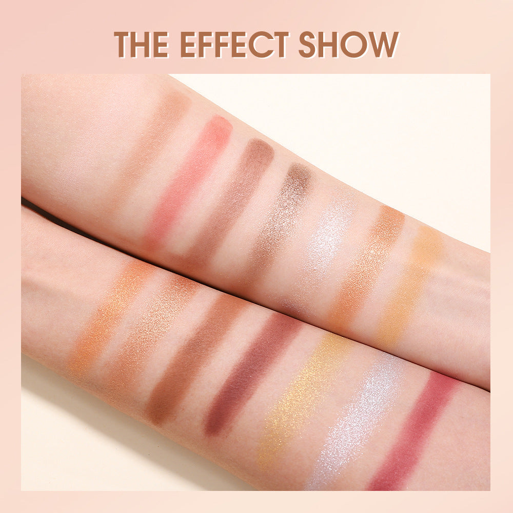 15-Color Eyeshadow Palette for Warm, Lasting Looks