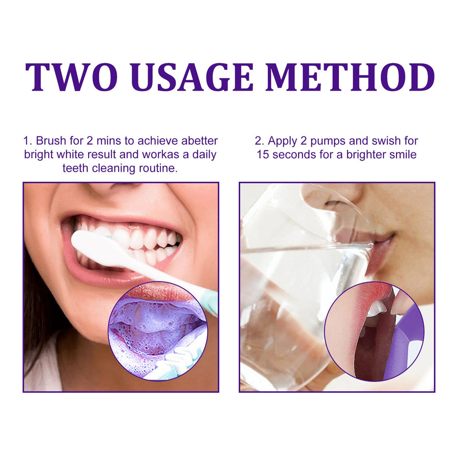 Teeth Whitening Mousse — Instant Brightening with Colour