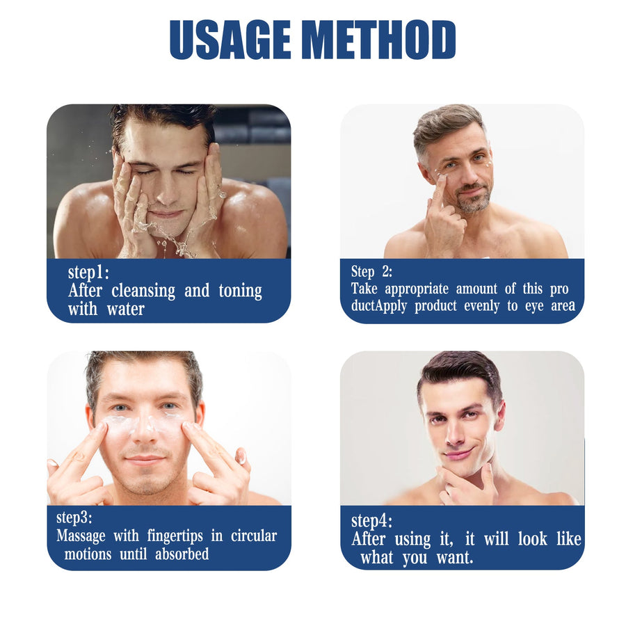 Men's Retinol Eye Cream for Brighter, Firmer Eye Area