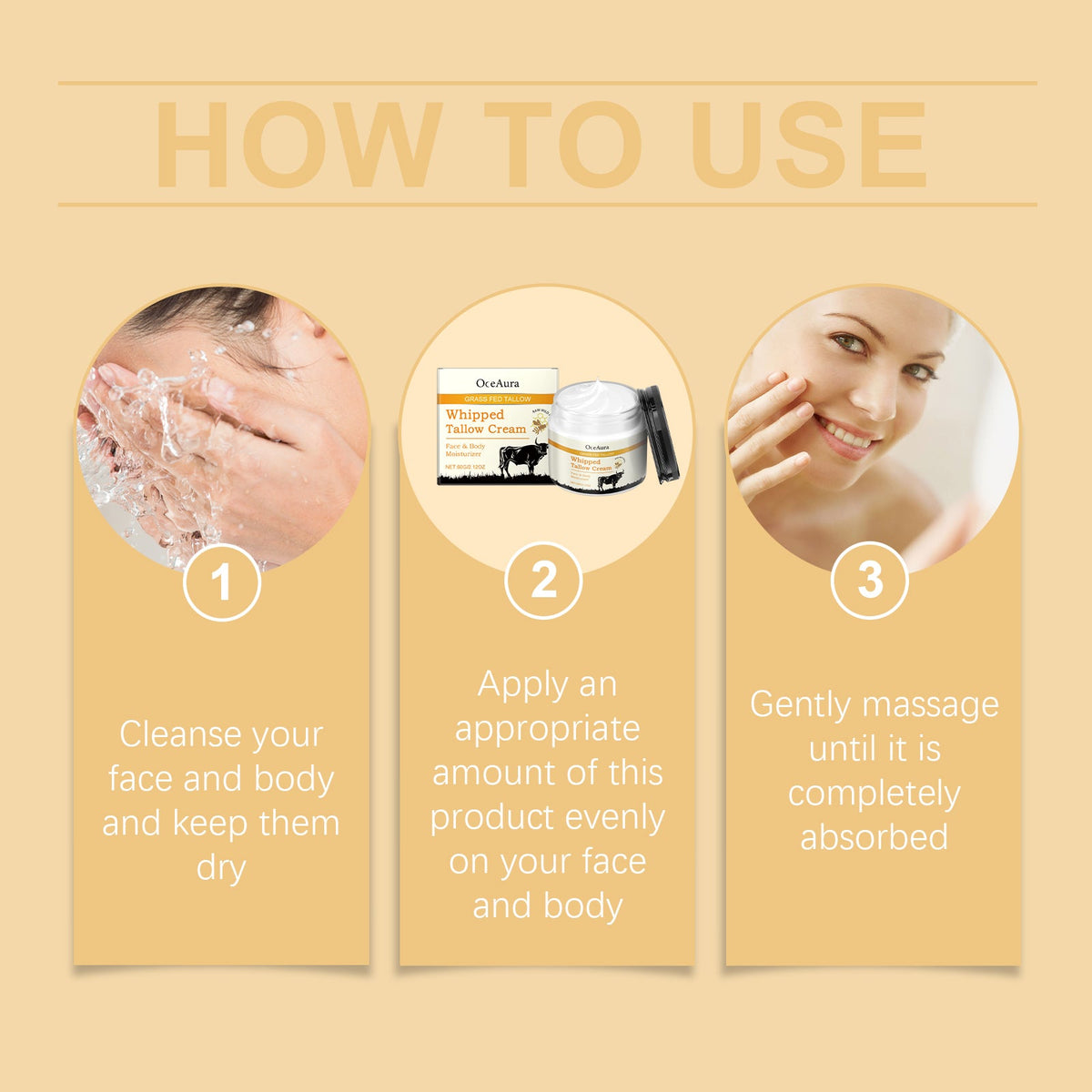 Tallow Honey Moisturizer — Grass‑Fed Deep Hydration